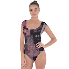 Aesthetic , Aesthetic, Dark Short Sleeve Leotard 