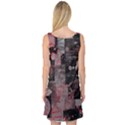 Aesthetic , Aesthetic, Dark Sleeveless Satin Nightdress View2