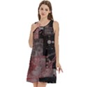 Aesthetic , Aesthetic, Dark Round Neck Sleeve Casual Dress With Pockets View3