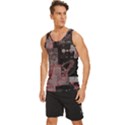 Aesthetic , Aesthetic, Dark Men s Wide Collar Tank Top View2