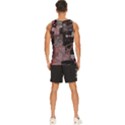 Aesthetic , Aesthetic, Dark Men s Wide Collar Tank Top View4