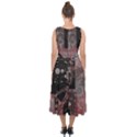 Aesthetic , Aesthetic, Dark Midi Tie-Back Chiffon Dress View2