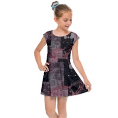 Aesthetic , Aesthetic, Dark Kids  Cap Sleeve Dress