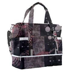 Aesthetic , Aesthetic, Dark Sports Shoulder Bag With Shoes Compartment