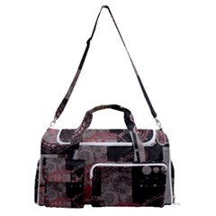 Aesthetic , Aesthetic, Dark Sports Gym Duffle Bag With Shoe Compartment