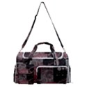 Aesthetic , Aesthetic, Dark Sports Gym Duffle Bag with Shoe Compartment View1