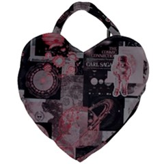 Aesthetic , Aesthetic, Dark Giant Heart Shaped Tote