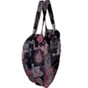 Aesthetic , Aesthetic, Dark Giant Heart Shaped Tote View4
