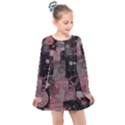 Aesthetic , Aesthetic, Dark Kids  Long Sleeve Dress View1