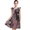 Aesthetic , Aesthetic, Dark Tie Up Tunic Dress View1