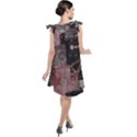Aesthetic , Aesthetic, Dark Tie Up Tunic Dress View2