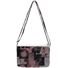 Aesthetic , Aesthetic, Dark Double Gusset Crossbody Bag