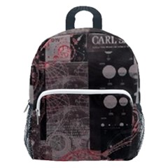 Aesthetic , Aesthetic, Dark Kids  Age 5-10 Lightweight School Backpack With Side Pockets