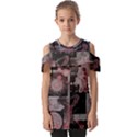Aesthetic , Aesthetic, Dark Fold Over Open Sleeve Top View1