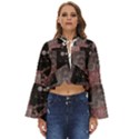 Aesthetic , Aesthetic, Dark Boho Long Bell Sleeve Top View1