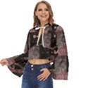 Aesthetic , Aesthetic, Dark Boho Long Bell Sleeve Top View2