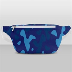 Blue Camouflage Pattern Waist Bag 