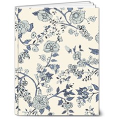 Blue Vintage Background 6  X 8  Hardcover Notebook
