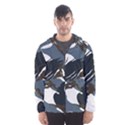 Blue Winter Camouflage, Military Camouflage Men s Hooded Windbreaker View1