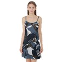 Blue Winter Camouflage, Military Camouflage Satin Night Slip View1