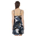 Blue Winter Camouflage, Military Camouflage Satin Night Slip View2