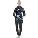 Blue Winter Camouflage, Military Camouflage Women s Overhead Hoodie View2