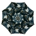 Blue Winter Camouflage, Military Camouflage Automatic Folding Umbrella with Case (Medium) View1