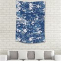 Blue, Camouflage, Cool, Navy, New, Pattern Small Tapestry View2