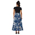 Blue, Camouflage, Cool, Navy, New, Pattern Tiered Ruffle Maxi Skirt View4