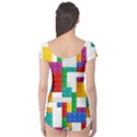 Colorful Bricks, Bricks, Colorful Boyleg Leotard  View2