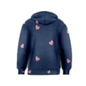Corazones, Blue, Pattern Kids  Pullover Hoodie View2
