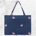 Corazones, Blue, Pattern Zipper Medium Tote Bag View1