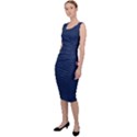 Corazones, Blue, Pattern Sleeveless Pencil Dress View2