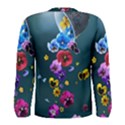 Falling Flowers, Art, Coffee Cup Men s Long Sleeve T-Shirt View2