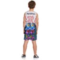 Falling Flowers, Art, Coffee Cup Kids  Basketball Shorts View4