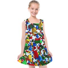 Falling Lego Bricks, Desenho, Fall, Games Kids  Cross Back Dress
