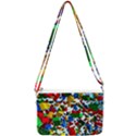 Falling Lego Bricks, Desenho, Fall, Games Double Gusset Crossbody Bag View2
