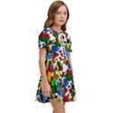 Falling Lego Bricks, Desenho, Fall, Games Kids  Sweet Collar Dress View2