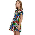 Falling Lego Bricks, Desenho, Fall, Games Kids  Sweet Collar Dress View3