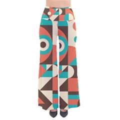 Retro Colorful Background, Retro Abstraction So Vintage Palazzo Pants