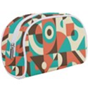 Retro Colorful Background, Retro Abstraction Make Up Case (Large) View1