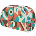 Retro Colorful Background, Retro Abstraction Make Up Case (Large) View2