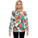 Retro Colorful Background, Retro Abstraction Hidden Pocket Sweatshirt View1