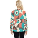 Retro Colorful Background, Retro Abstraction Hidden Pocket Sweatshirt View2