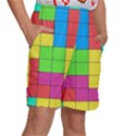 Tetris , Games, Rainbow Kids  Basketball Shorts View3