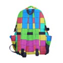 Tetris , Games, Rainbow Carry-on Double Buckle Travel Backpack View2