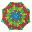 Tetris , Games, Rainbow Automatic Folding Umbrella with Case (Medium) View1