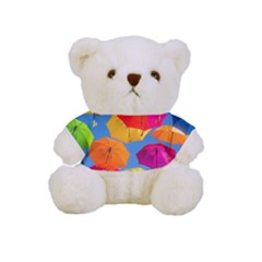 Umbrella, Colorful, Positive, Sky, Rainbow Full Print Cuddly Teddy Bear