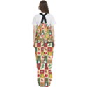 Template Christmas Pattern Women s Front Zip Ski And Snowboard Bib Pants View4