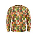 Template Christmas Pattern Kids  Sweatshirt View1